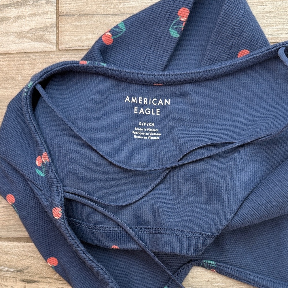 NWOT- American Eagle Outfitters Strappy Tank with Cherry Print - Picture 5 of 5